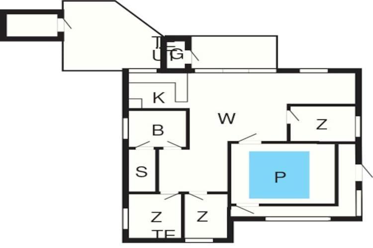 7 Person Holiday Home In Rsted Каре Экстерьер фото